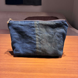 45x45 ビンテージ 藍染 襤褸 リメイク パッチワーク クッションカバー