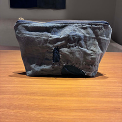 45x45 ビンテージ 藍染 剣道着 リメイク ヘリンボーン パッチワーク