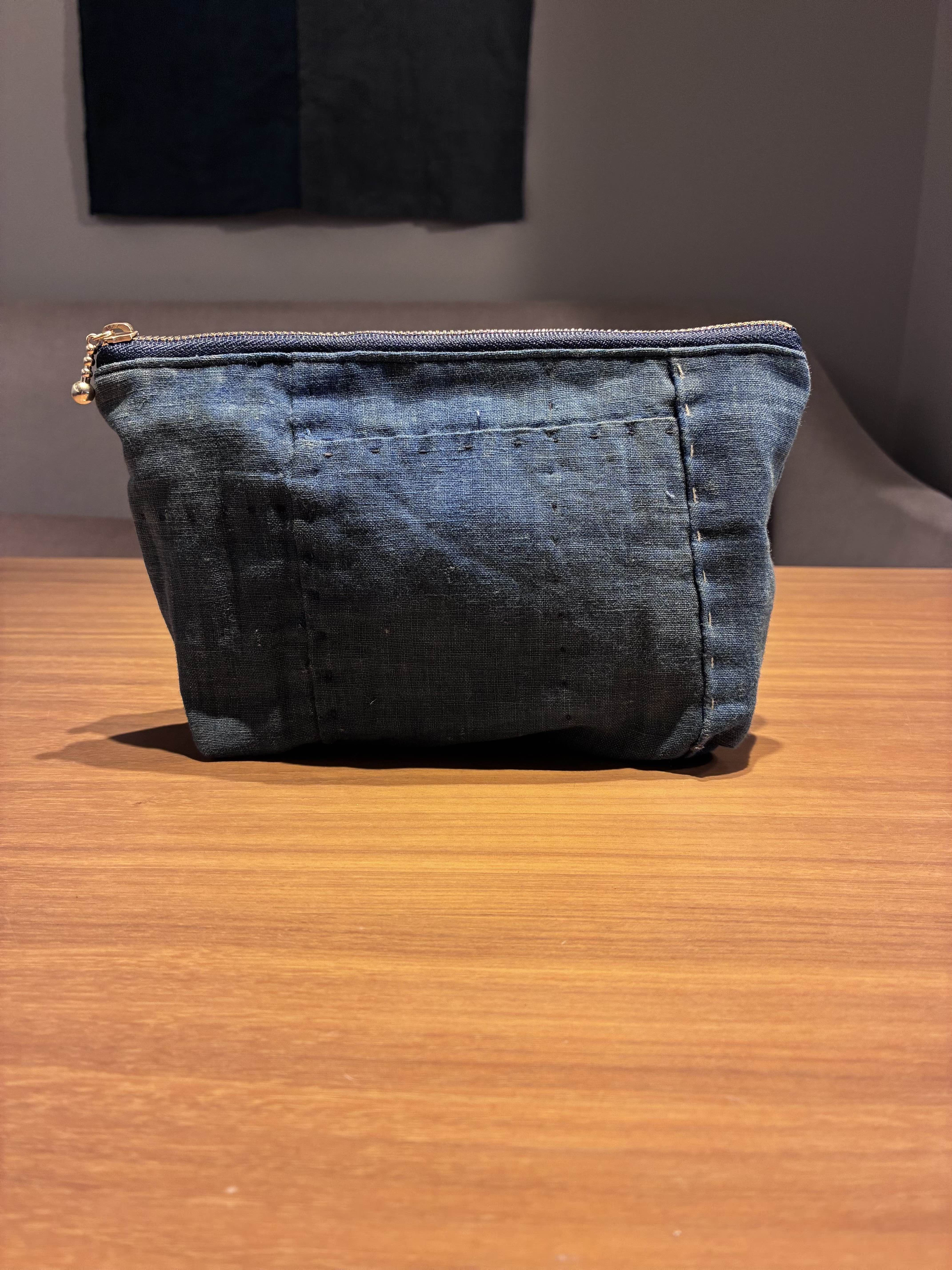 藍染襤褸　リメイク ポーチ9