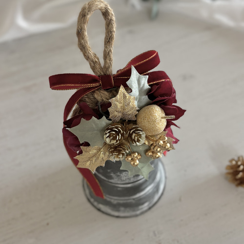 大人のアンティークベルアレンジ（クリスマスインテリア)＊＊アーティ