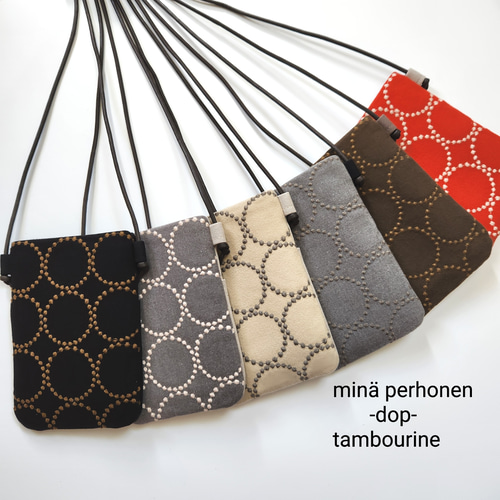 ミナペルホネン タンバリン dop スマホショルダー ポシェット
