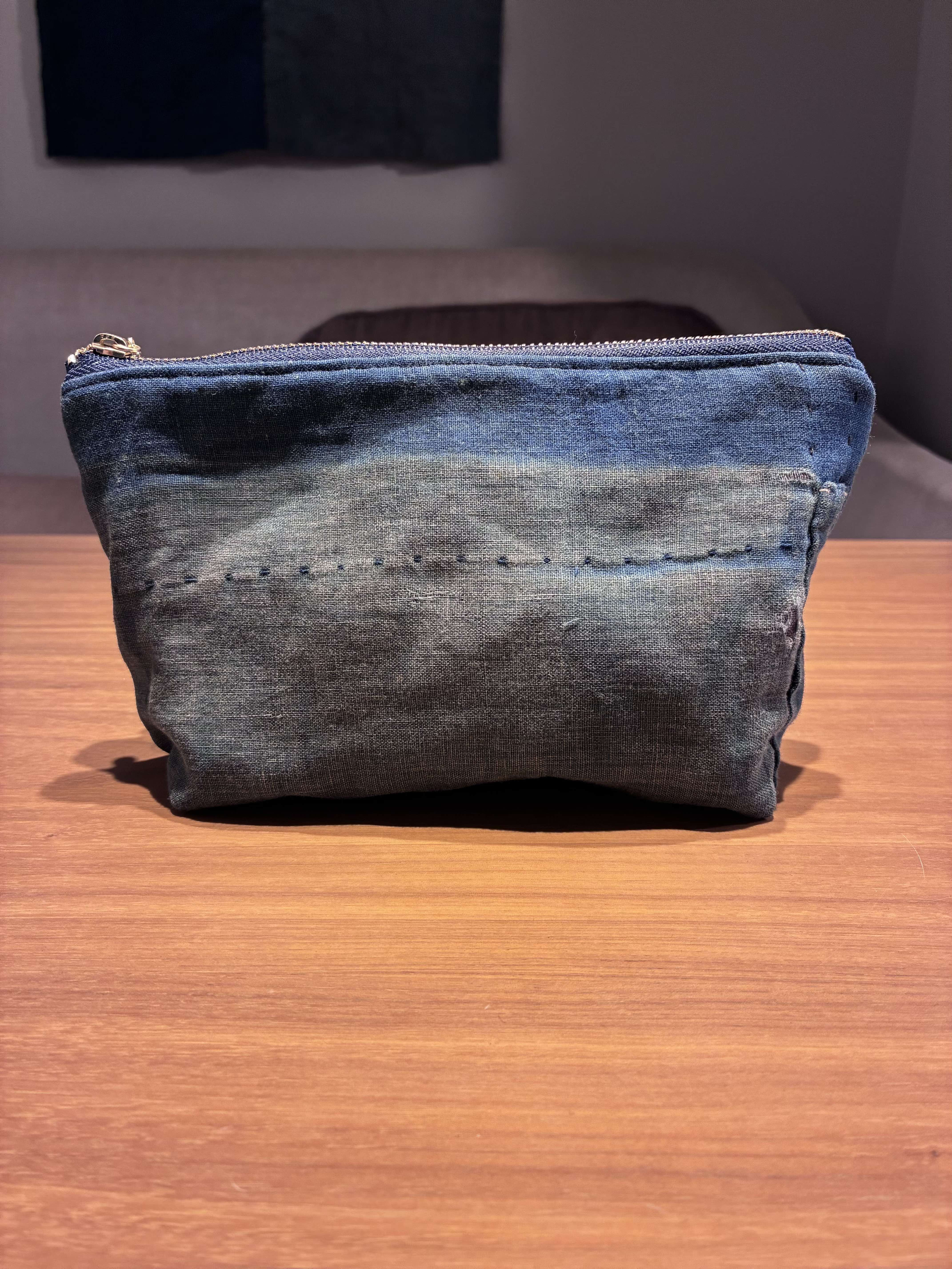 藍染襤褸　リメイク ポーチ11