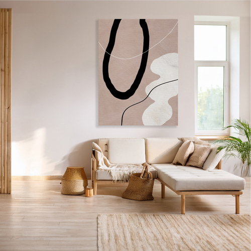 北欧キャンバスアート_subdued color0304 インテリアアートパネル