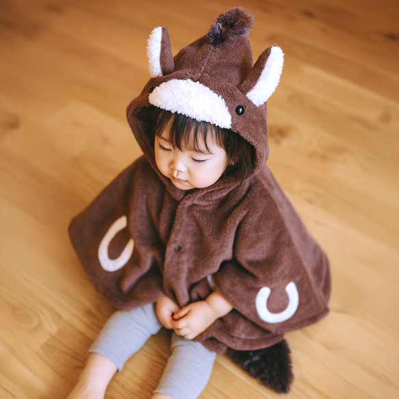 2026年・午年】干支シリーズ 子馬のポンチョ 子供服 Areu 通販