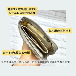 薄マチで使いやすい 本革 ハーフ財布 ヴィンテージ レッド 3枚目の画像