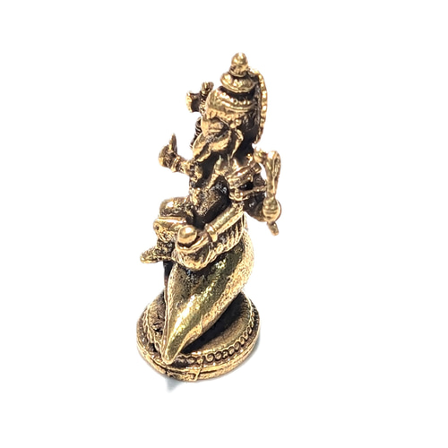 インドの神様】ガネーシャ像 真鍮 ネパール製 豊穣 知識 商業の神様