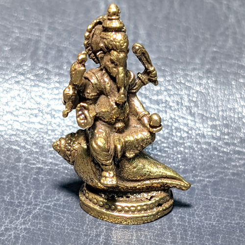 インドの神様】ガネーシャ像 真鍮 ネパール製 豊穣 知識 商業の神様