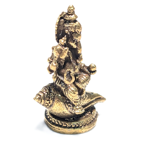インドの神様】ガネーシャ像 真鍮 ネパール製 豊穣 知識 商業の神様