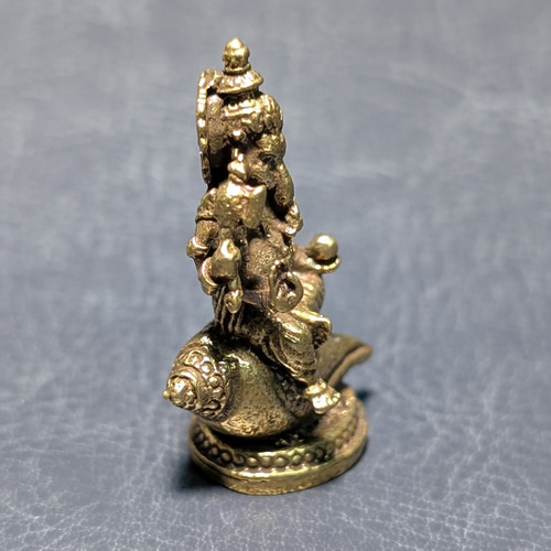 インドの神様】ガネーシャ像 真鍮 ネパール製 豊穣 知識 商業の神様