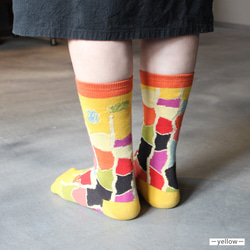 ストーリーソックス（アシンメトリーデザイン靴下）【イソップ寓話】ねずみの相談 4枚目の画像