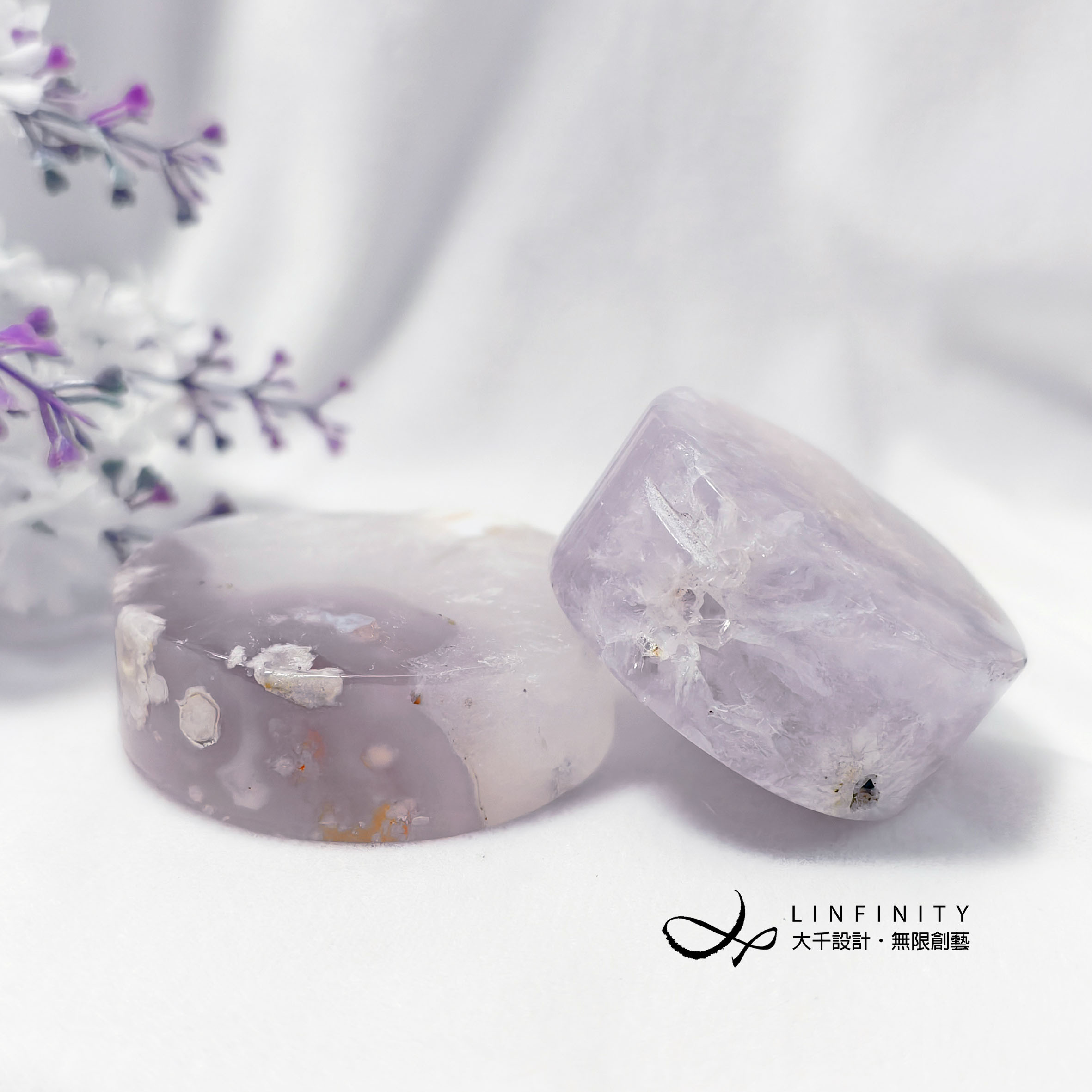 桜瑪瑙共生水晶ブレスレットハートペーパーウェイトペーパーウェイトプレートなしコレクション装飾品シングルギフト