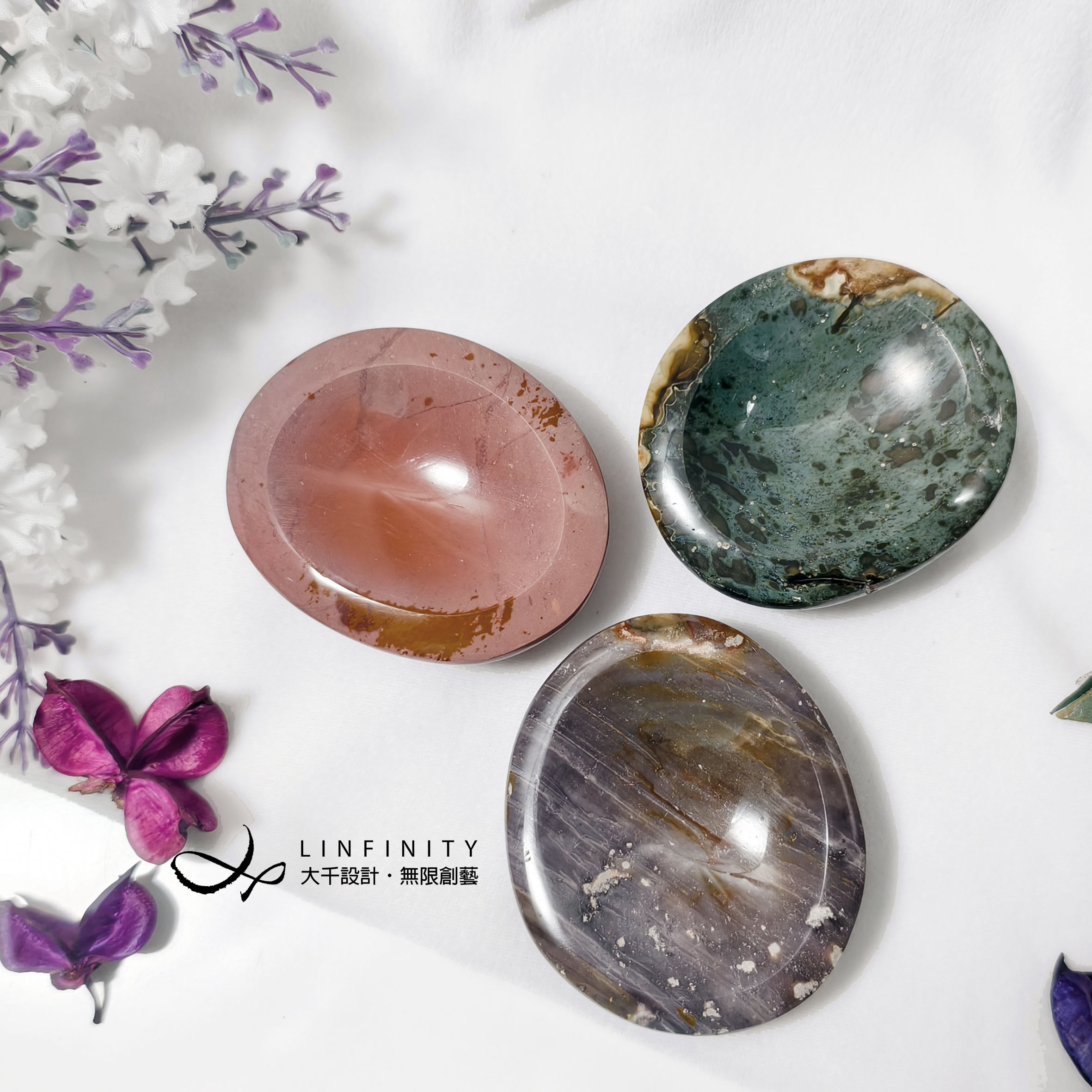 最高級の海洋翡翠の希少な色石ディスク、プレート、収納用ペーパーウェイト、コレクション用装飾品、単品ギフト