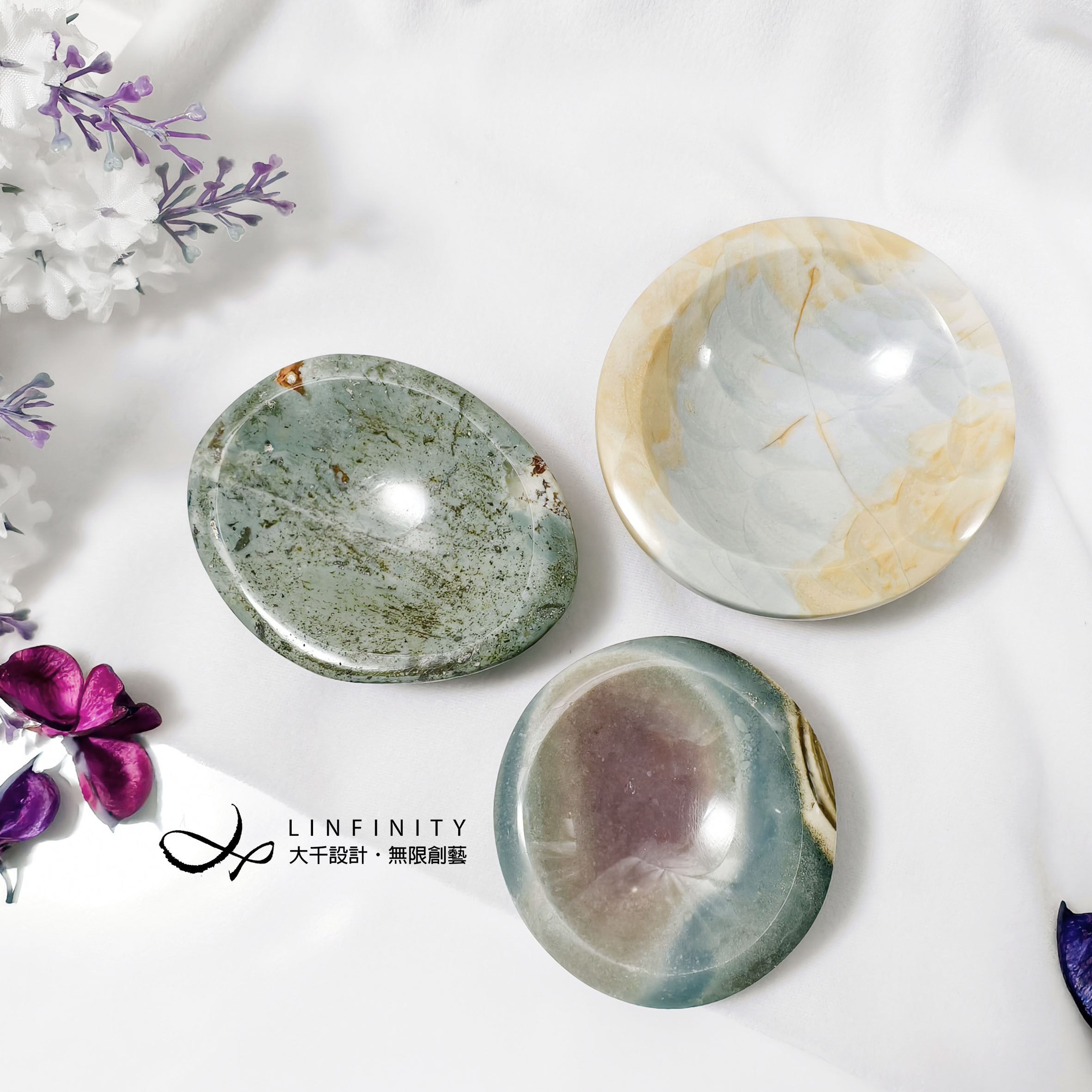 最高級の海洋翡翠の希少な色石ディスク、プレート、収納用ペーパーウェイト、コレクション用装飾品、単品ギフト