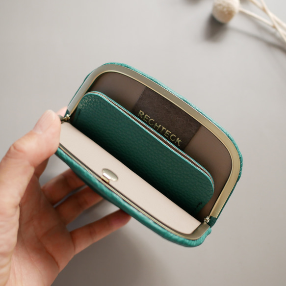 薄さが嬉しい！ミニマムな「スナップウォレット・M」アボカド 5枚目の画像