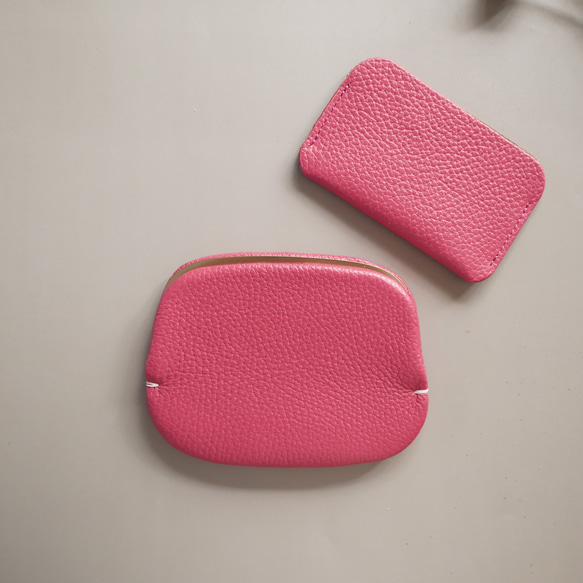 薄さが嬉しい！ミニマムな「スナップウォレット・M」フーシャピンク 3枚目の画像