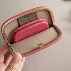 薄さが嬉しい！ミニマムな「スナップウォレット・M」フーシャピンク 11枚目の画像