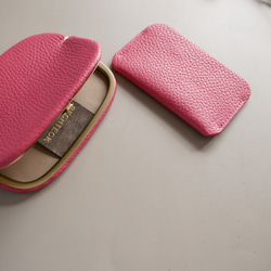 薄さが嬉しい！ミニマムな「スナップウォレット・M」フーシャピンク 8枚目の画像