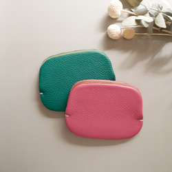 薄さが嬉しい！ミニマムな「スナップウォレット・M」フーシャピンク 2枚目の画像