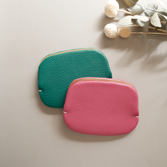 薄さが嬉しい！ミニマムな「スナップウォレット・M」フーシャピンク 2枚目の画像