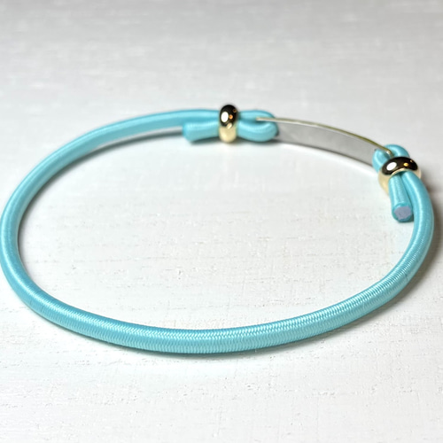 バンジーゴム　カラー見本　ネームチョーカー　首輪　チョーカー　迷子札 バンジーゴム ネームチョーカー チョーカー 迷子札 リード・首輪