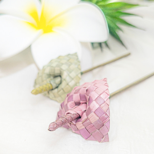 2025 新色 数量限定】 ラウハラ編み ミニアンスリウム ヘアピック