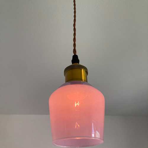 バブルガラスペンダントライトミルキーカラーパステルカラフル バブルガラスペンダントライトミルキーカラーパステルカラフル