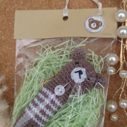 【送料無料】リップクリームの長さが選べるsnowman　リップケース バックチャーム 8枚目の画像