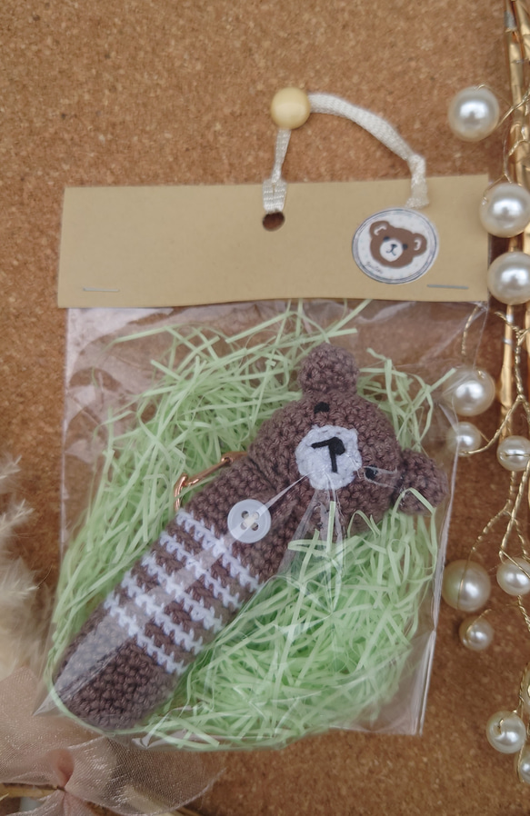 【送料無料】リップクリームの長さが選べるsnowman　リップケース バックチャーム 8枚目の画像