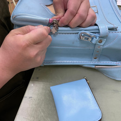 ☆ランドセルリメイク☆　長財布、ハンドルお直しなど 6枚目の画像