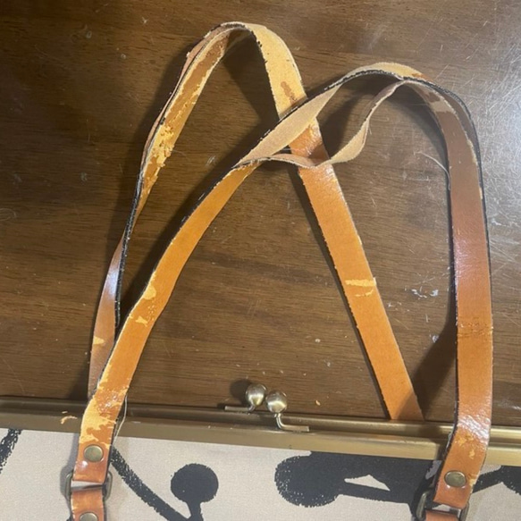 ☆ランドセルリメイク☆　長財布、ハンドルお直しなど 3枚目の画像