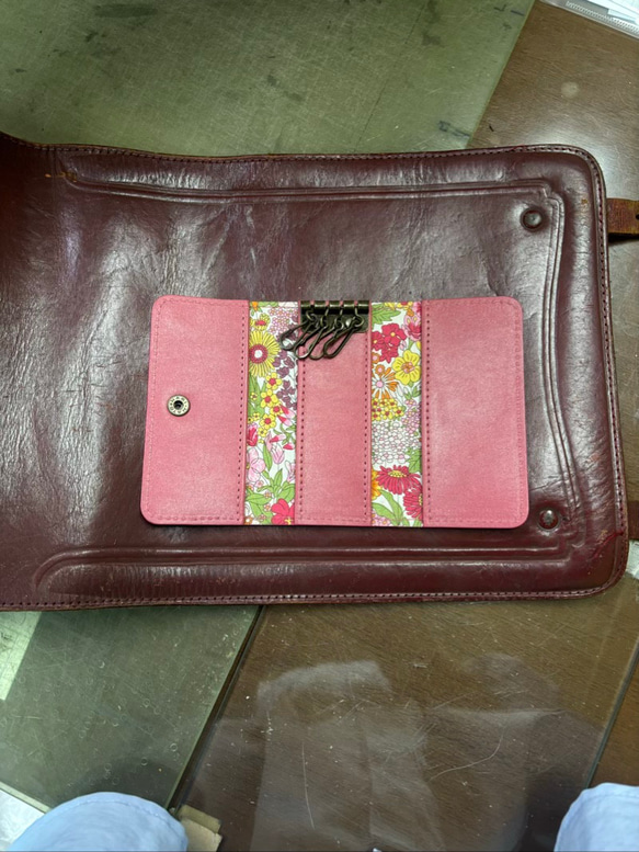 ☆ランドセルリメイク☆　長財布、ハンドルお直しなど 2枚目の画像