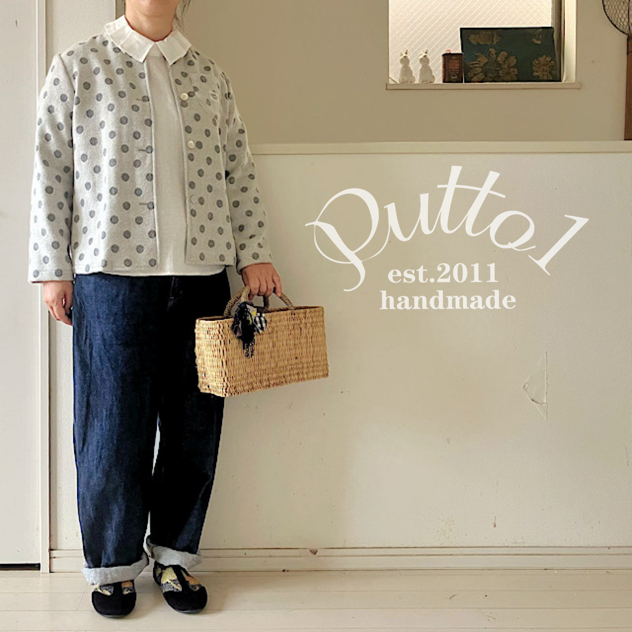 白は完売/選べる2色【受注生産】リネンタックカラーのプルオーバーブラウス・長袖