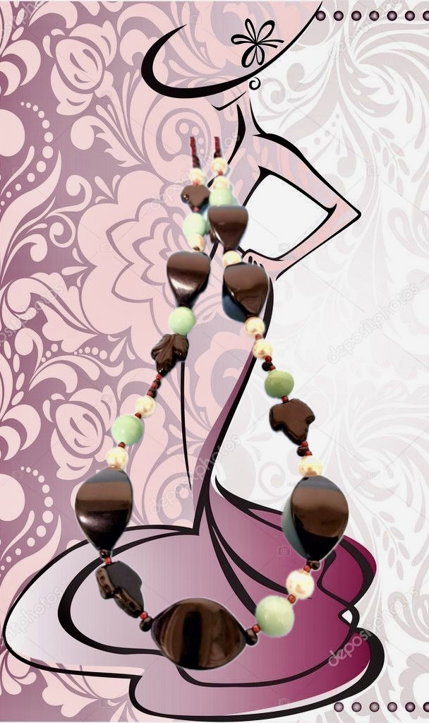 ヨーロッパビーズネックレス