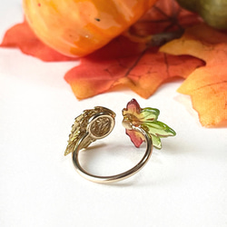 染まりかけのもみじのフォークリング 6枚目の画像