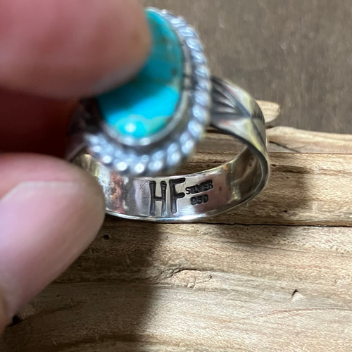 ターコイズマウンテン ターコイズ シルバリング 指輪 21号