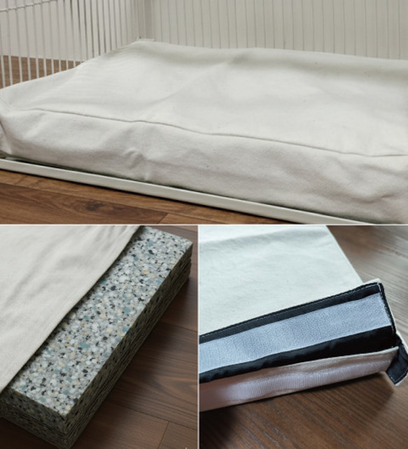 老猫 子猫用 落下防止 オーダーメイド クッションマット 5枚目の画像