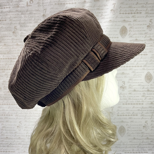 RRLコーデュロイ キャスケット RRLコーデュロイ キャスケット ブラウンのコーデュロイ・キャスケット