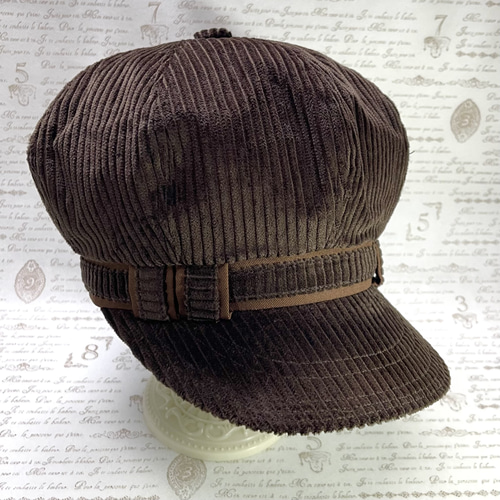 フリーホイーラーズ　ブラウン コーデュロイ キャスケット ブラウンのコーデュロイ・キャスケット キャスケット h-ouka 通販