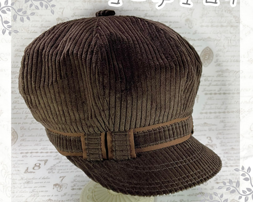 THE REAL McCOY'S ブラウン コーデュロイ キャスケット THE REAL McCOY'S ブラウン コーデュロイ キャスケット THE REAL