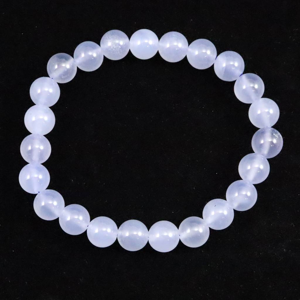 ブルーカルセドニー　8.5mmブレスレット 19.0g #10172