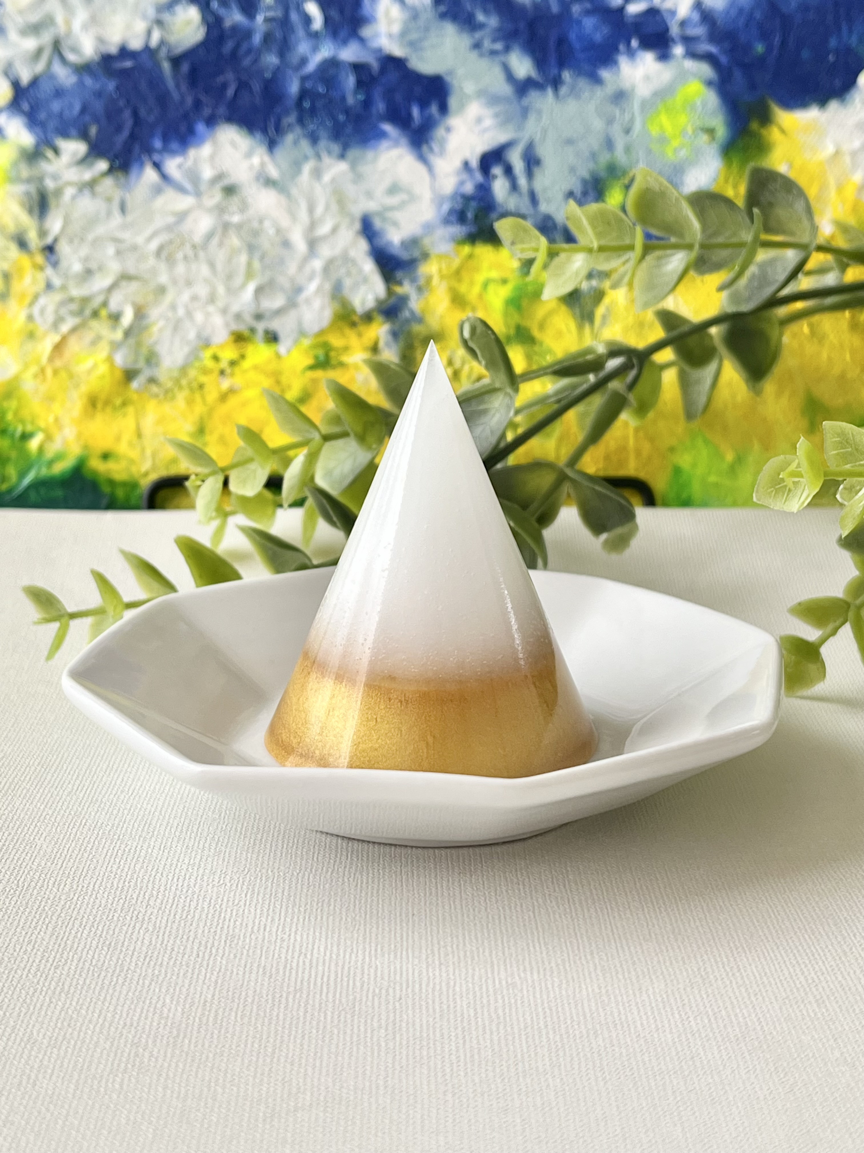 ランさまオーダー＊白蛇抜け殻入り＊盛り塩オルゴナイト