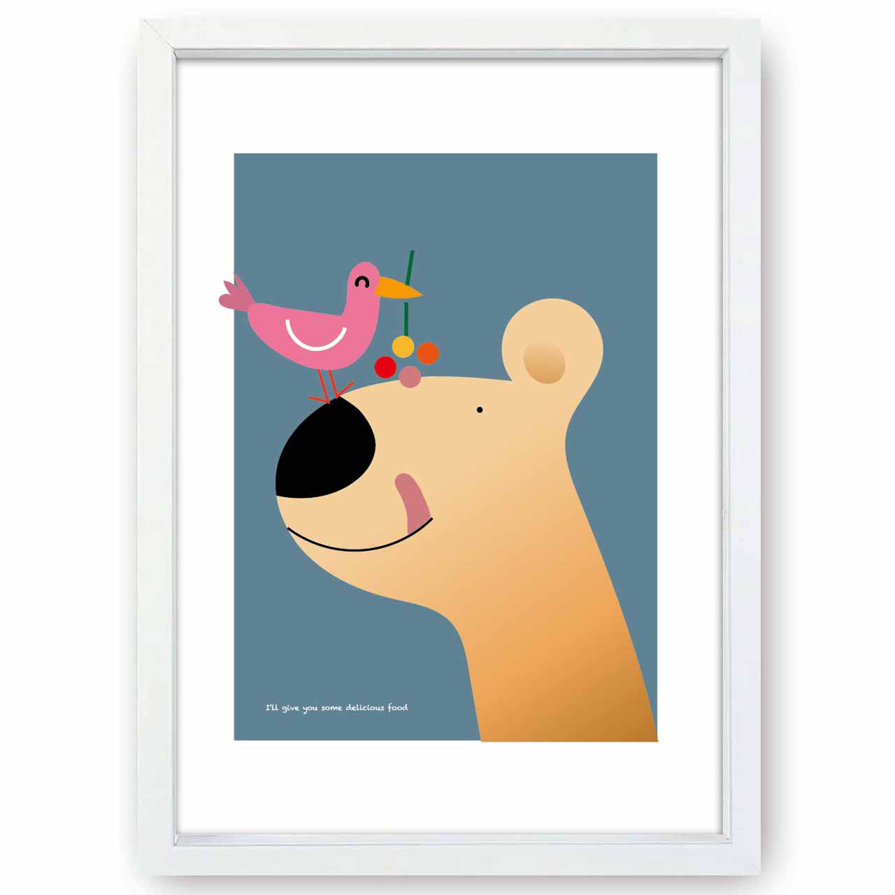 たべる〜？　鳥　送料無料　お気に入り9600件突破　ポスター　アートポスター　アート/sei検索新着順　2827