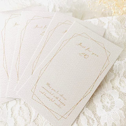 アクセサリー台紙【名刺サイズ/15枚入】 [D-626]goldline 10枚目の画像