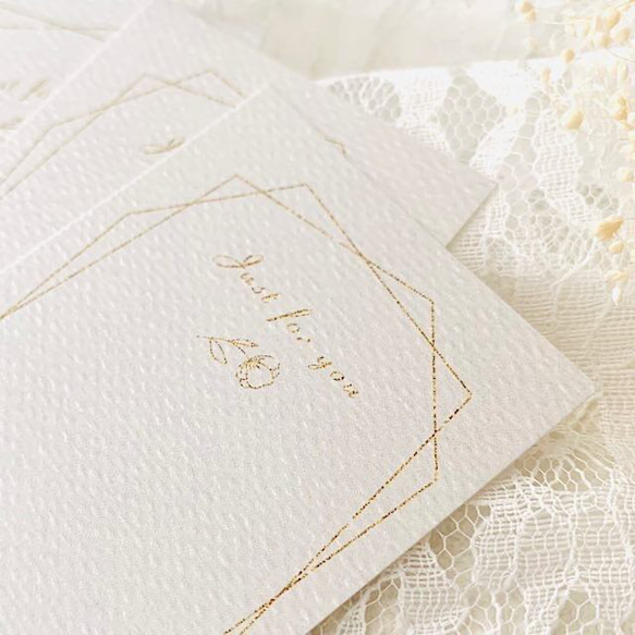 アクセサリー台紙【名刺サイズ/15枚入】 [D-626]goldline 9枚目の画像