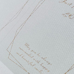 アクセサリー台紙【はがき1/2☆10枚入(20枚分）】[D-630]goldline2 10枚目の画像