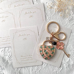 アクセサリー台紙【はがき1/2☆10枚入(20枚分）】[D-630]goldline2 3枚目の画像