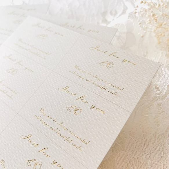 アクセサリー台紙【はがき1/10☆10枚入(100枚分)】  [D-632]gdline10 6枚目の画像