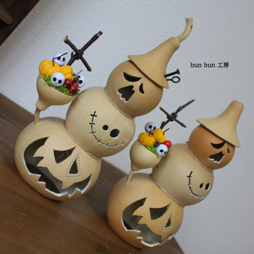 HALLOWEEN お化け 3段(大） スタンドライト・テーブルランプ