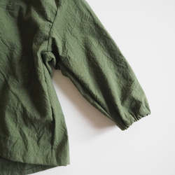 【サイズ100】深緑のシャツ 6枚目の画像