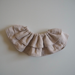 ダブルガーゼのフリルスタイ 8枚目の画像